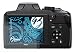 Produktbild Bruni Schutzfolie kompatibel mit Nikon Coolpix B600 Folie, glasklare Displayschutzfolie (2X)