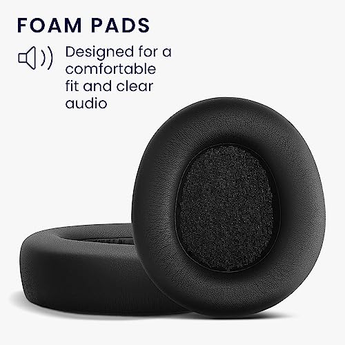 kwmobile almohadillas para oreja compatibles con SteelSeries Arctis Nova Pro - 2X reemplazo para auriculares - negro miniatura 3