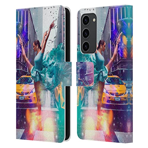 Étui portefeuille cuir Samsung S23+ 5G Haroulita Ballet de la Rue protection housse