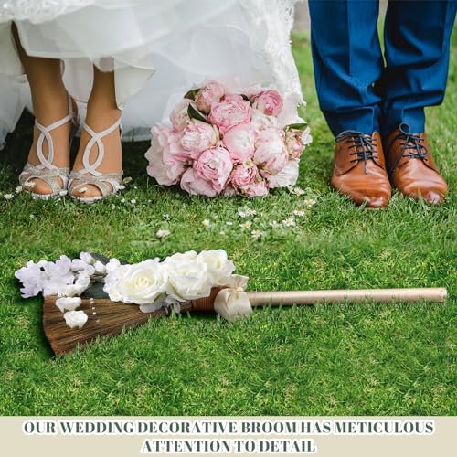 image for Yungyan Wedding Brooms for Jumping Ceremony Bride Bridegroom DIY Whisk