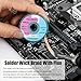 KELLYSHUN KL-533 No Clean Soldering Flux Paste & Solder Wick,Solder Flux for Electronics Soldering 10ML/Bottle (1 PACK), 4.9Ft Desoldering Wick (1 PACK)