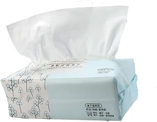 Beaupretty Almofadas De Algodão De Maquiagem 100 Pçs Almofadas De Algodão Para Maquiagem Descartáveis Almofada De Algodão Toalha De Rosto Descartável Algodão De Limpeza Algodão De Maquiagem