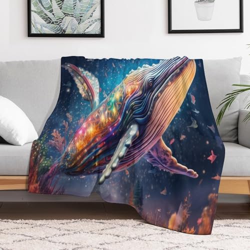 Couvertures en La Baleine plaid voyage et extérieur idée cadeau utile - 3