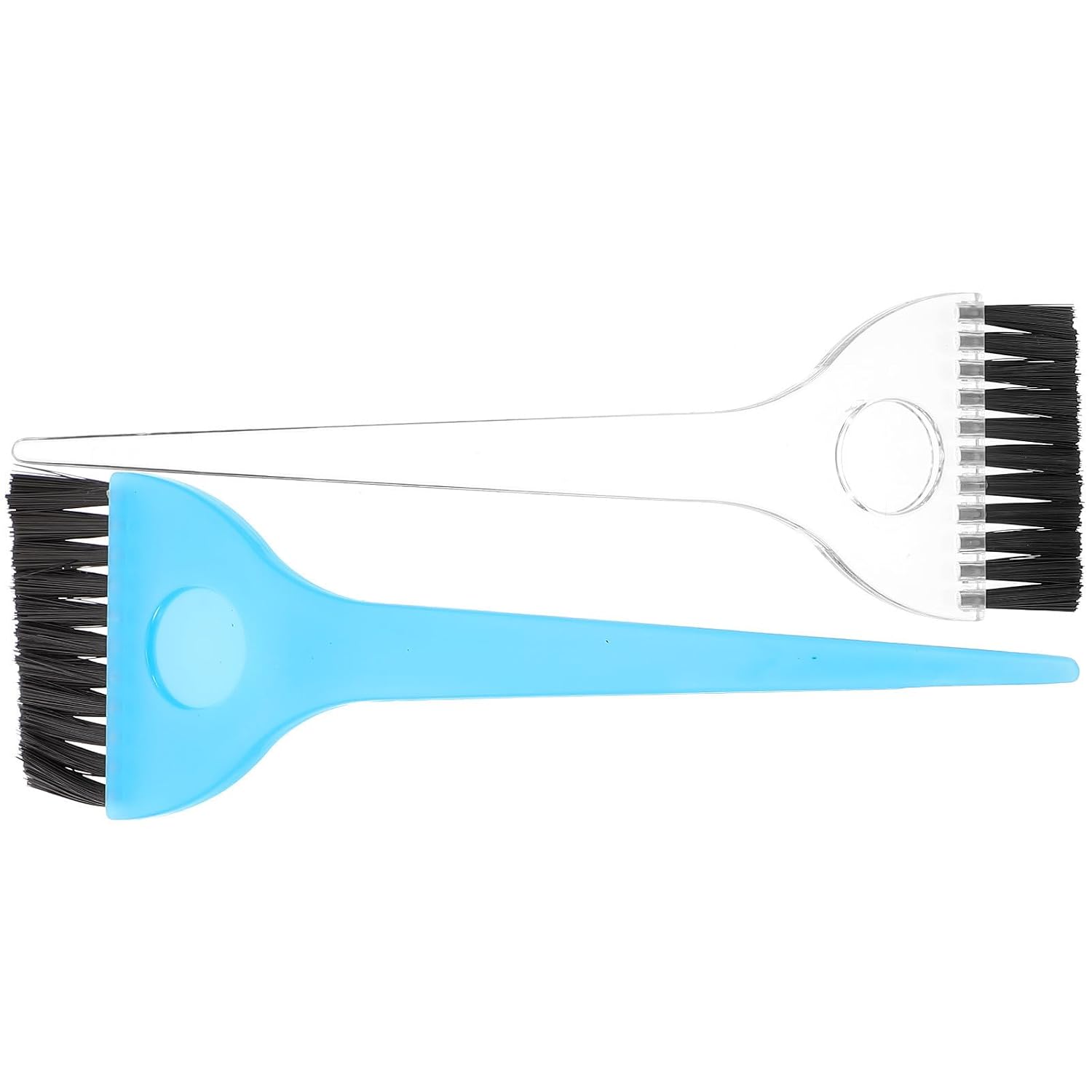 VALICLUD 2 Pcs Hair Coloring Brush for Salon and Home Use with Delicate Bristle Brush and Ergonomic Plastic Handle, Easy to Clean Hair Dyeing Tool for Precise Application