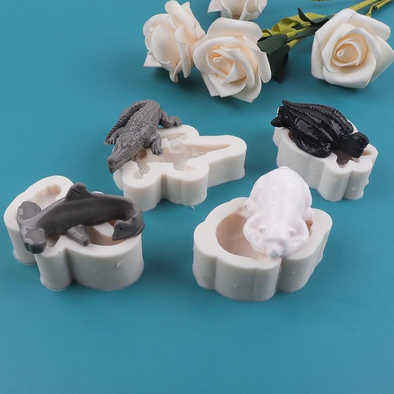 Moule à Gâteau En Silicone, Tapis De Gaufrage, Outils De Décoration, Cuisson De Bonbons, Résine, Savon, Décoration De Bonbons, Pâte à Sucre, Chocolat, 5 Trous, Feuille