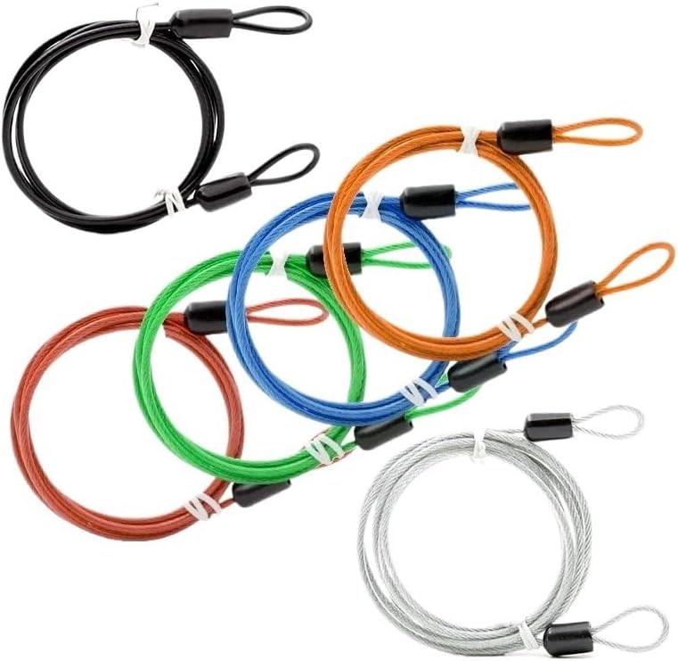 Bike Locks Heavy Duty/Bicycle Chain/Cycling Lock,Codes for Bike Cycle, Moto, Door, Gate Fence(0.5M-Random Color)