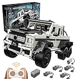 Artikel-Nr: 2856765 PEXL Technik 6x6 Geländewagen Bausteine für Mercedes G63 AMG, Technic Offroad LKW Modell mit 2.4G Fernbedienung und 5 Motoren, 3300 Klemmbausteine Kompatibel mit Lego Technic
