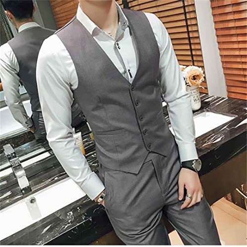 Yeuyyben Men's Slim Fit Suit Vest Casual Suit Vest Man Formal Businss Vests Male Waistcoat4