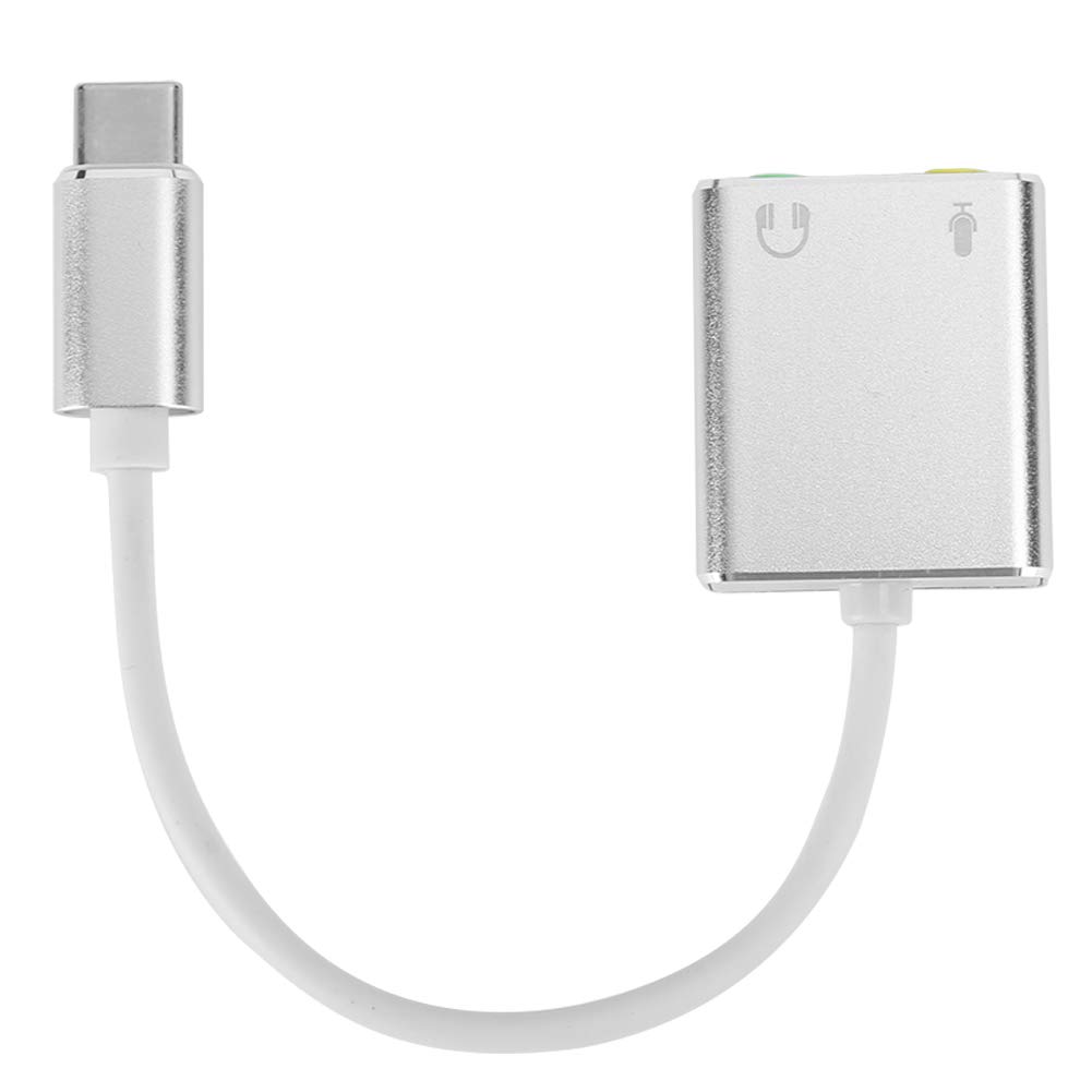 Adattatore Audio USB C Scheda Audio Stereo Esterna con Jack per Cuffie da 3,5 Mm e Microfono per Windows, Mac, Linux, PC, Laptop, Desktop, PS5, 3 Pro