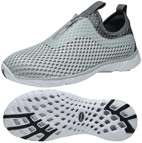 Image of Men's Quick Drying Aqua Water Shoes,3-Second Drainage & All-Terrain for Swimming,Hiking,Yoga