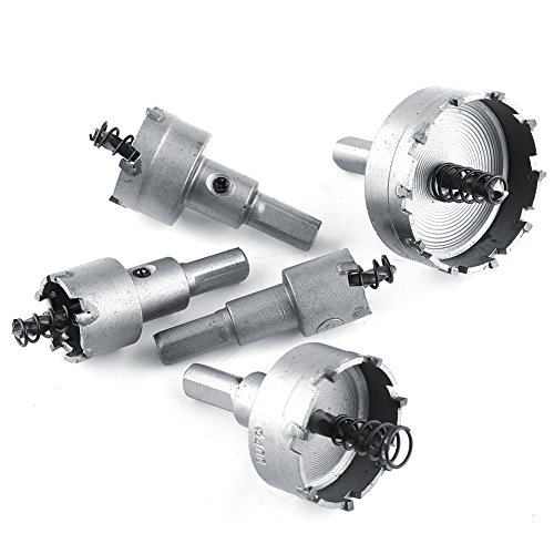 Set de 5 sierras de corona para metal con punta de carburo miniatura 6