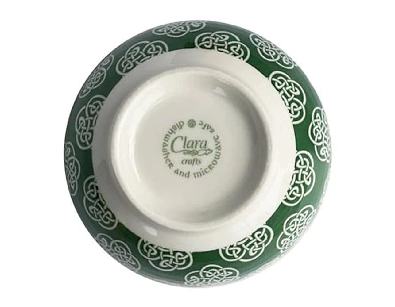 Royal Tara Irish Celtic Keramikschalen mit Rankgitter-Design, Kleeblatt, tiefe Schalen für Küche, 14 cm, 4 Stück
