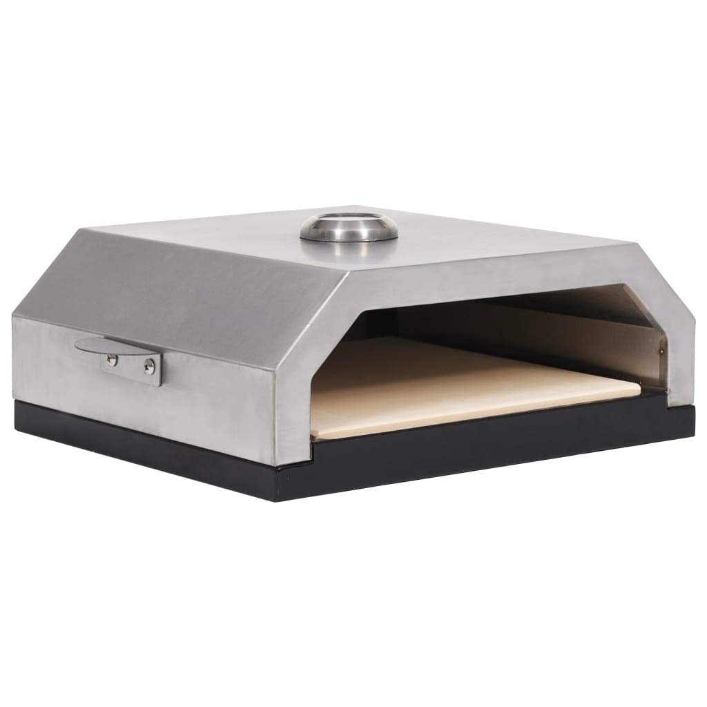 Buy vidaXL Pizza Oven with Ceramic Stone for Charcoal BBQ Pizza Maker