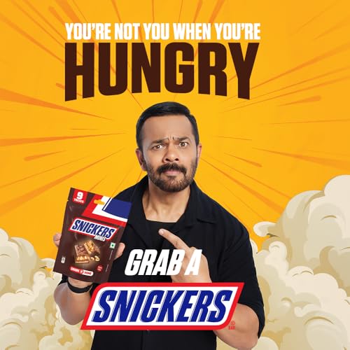 Image of Snickers Nougat & Caramel Shareable Filled Bar Chocolate Pack,103.5 gm