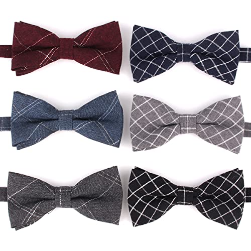 Gemay G.M Bow ties for men bow tie set men 6 packs Pre-tied Bow ties Gift Idea For Men And Boys (BT/915)