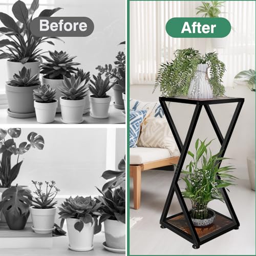 Ougewood FPLANT STAND Plant Stand Indoor,2 Tier Indoor Plant Stand thumb #5