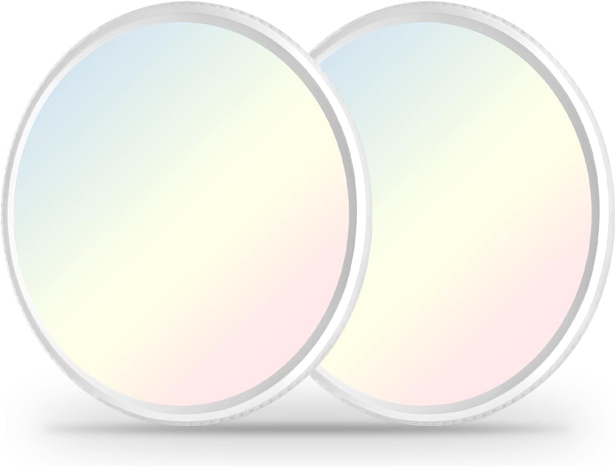 2Pack Led Ceiling Light, 42W 4500LM Ultra-Thin Surface Mount Light Fixtures, 15.8 Inch 3000K/4500K/6000K 3CCT Selectable Flush Mount Ceiling Light for Living Room, Bedroom, Kitchen…… 16Inch 2Pack White(3 Colors) White