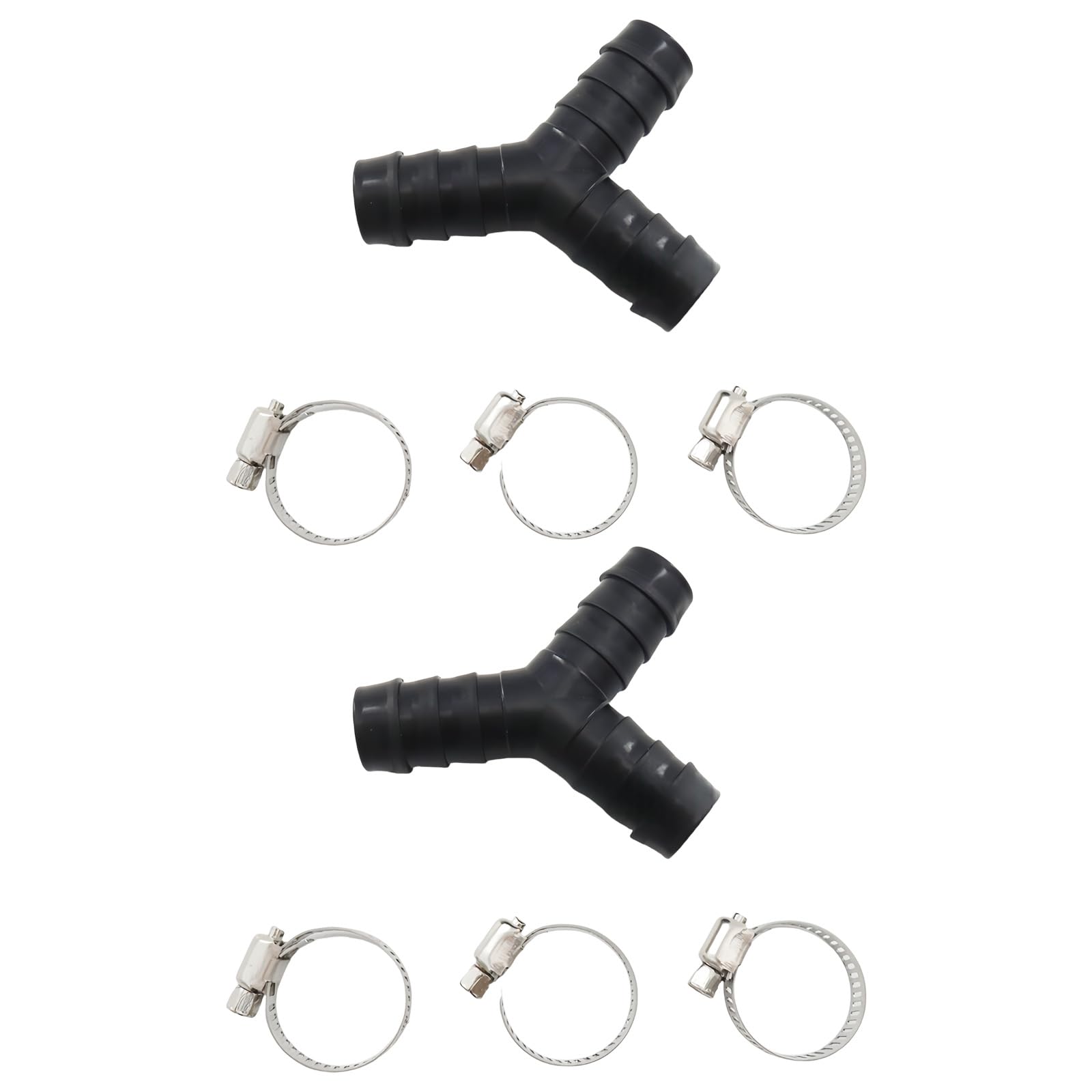 Connection Washing Machine Water Discharge Hose Y Shaped Design Drain Hose Extension for Multiple Appliances Y Type Washer Drain Pipe