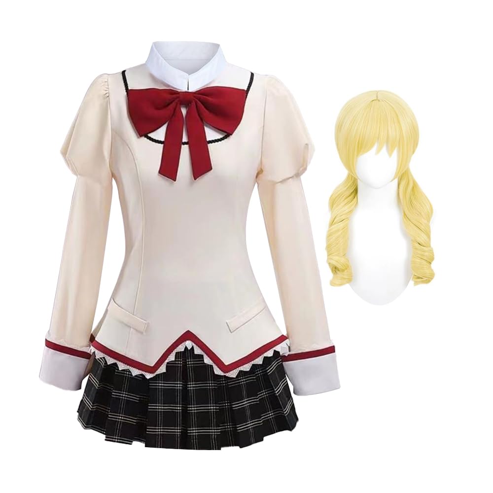 Anjinguang Akemi Homura Cosplay Costume Anime KanameMadoka Cosplay Clothing Uniform Full Set Dress Up Halloween Carnival Party Outfit for Women — image 1