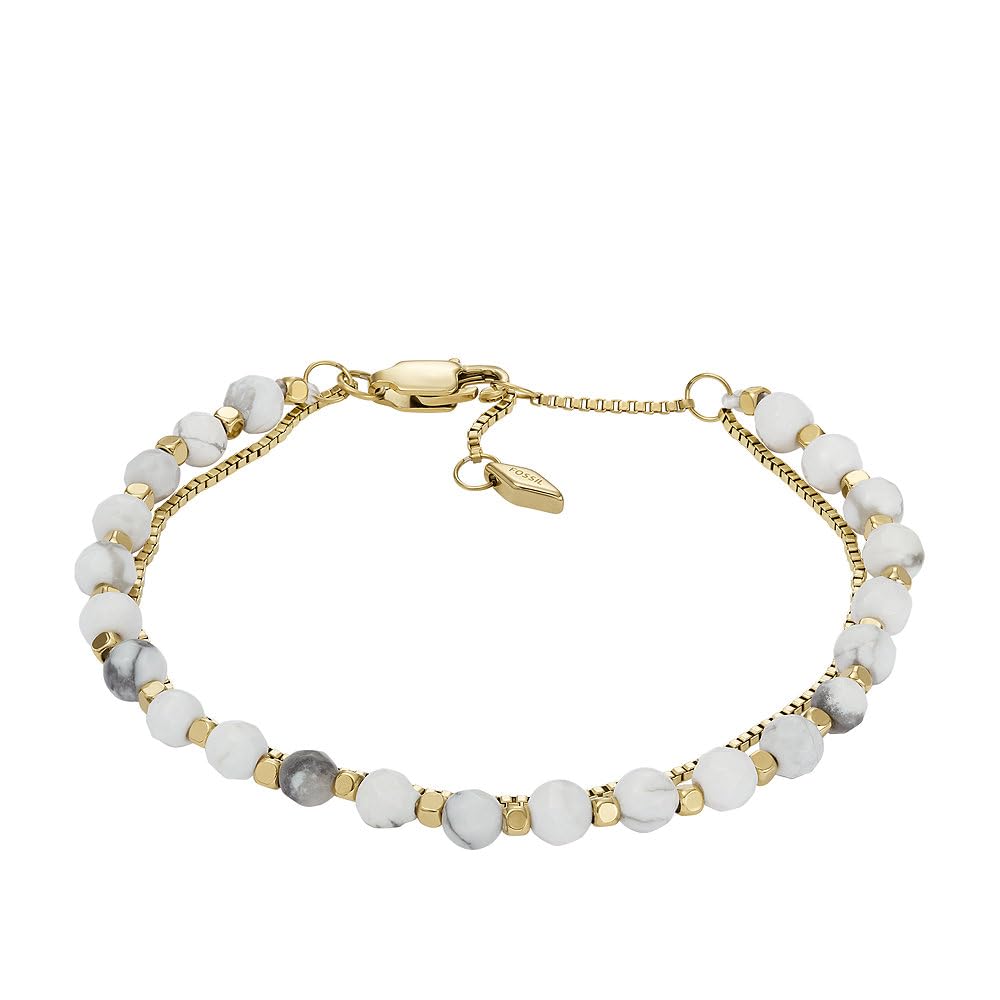 Fossil Women's Semi precious beads with lobster clasp closure bracelet