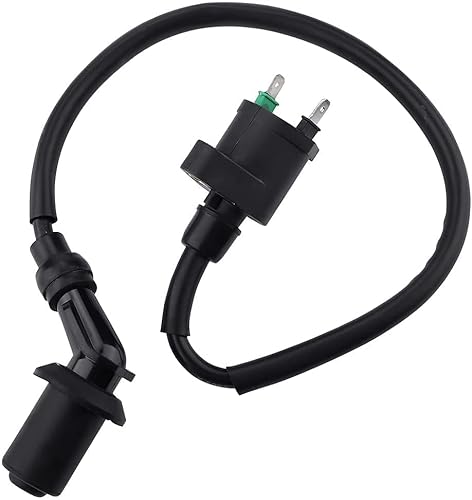 Physeed Gy6 Ignition Coil For Chinese 50Cc 125Cc 150Cc Mopeds Scooters Atvs Go Karts Quad Pit Bikes With Cr7Hsa A7Tc Spark Plug,Pack Of 2 Black High Performance Scooter Coil #TOP2