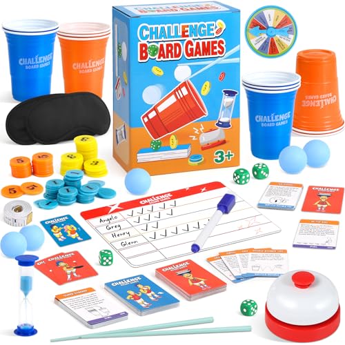 Ophy Board Game - Action Challenges for Adults - Beat Your Friends at 240 Challenges - Card and Board Game for Family Party Night - Fun Travel Game, Stocking Fillers Ophy Board Game - Action Challenges for Adults - Beat Your Friends at 240 Challenges - Card and Board Game for Family Party Night - Fun Travel Game, Stocking Fillers