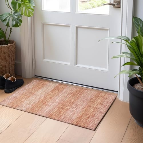 Addison Rugs Chantille ACN1733 Terracotta 1'8" x 2'6"
