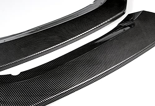 3PCS Front Bumper Lip Kit fit for compatible with 2016-2021 Honda Civic, Sport-Style Splitter Trim Protection Spoiler, Air-Dam-Chin-Diffuser (Carbon Look)