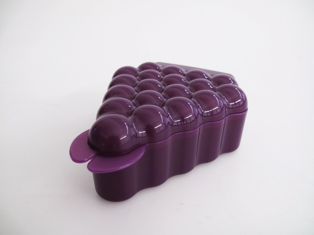 Tupperware To Go Obstbox – Rund, 14 Cm Durchmesser, 9 Cm Hoch, Spülmaschinenfest (rot Apfel Glitzer)