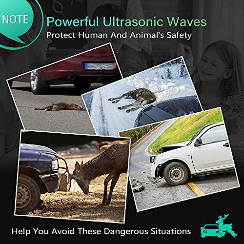 Image of Elook Upgraded Deer Whistles for Car, Save Deer Whistle for Vehicles and Trunks, Double Horn, 4 Pack (Registered Patent) | Save Deer,for Vehicles and Trunks,Registered Patent