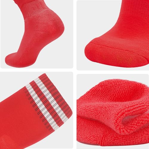 Kids Baseball or Softball Socks and Belt Combo Set Softball Knee Socks High Tube Soccer Socks for Youth Boys Girls4