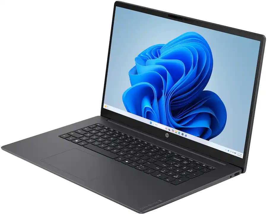 Image of HP OmniBook 3 Personal Laptop, 2026, 17.3 inch 1920x1080 IPS, Intel-12 Core Ultra 7 255U, 16GB LPDDR5, 1TB SSD, Win11 Home, Backlit KB, Wi-Fi 7, BT 5.4, 1080p FHD Camera, Mica Silver