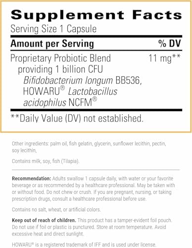 Integrative Therapeutics Probiotic Pearls - Daily Digestive Supplement for Gut Health Support* - Probiotic Capsules for Immune Health Support* - Soy-Free - 90 Count (90 Servings)