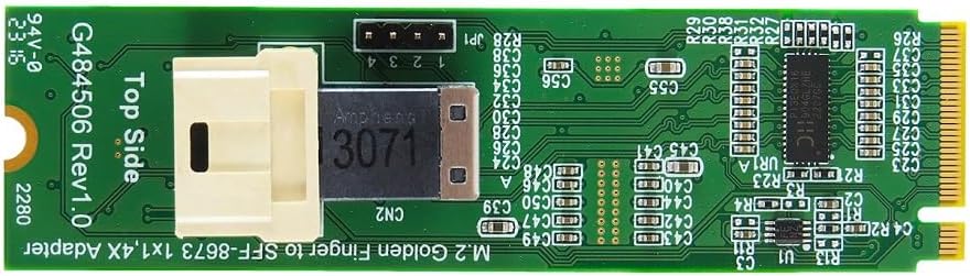 Micro SATA Cables The Best M.2 NVMe (PCIe 4.0) to MiniSAS-HD (4X) Adapter | M.2 Key Adapter
