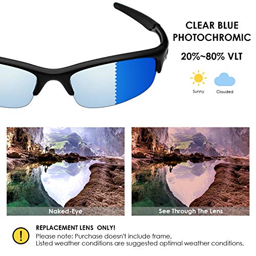 Image of BLAZERBUCK Anti-salt Polarized Replacement Lenses for Oakley Bottle Rocket OO9164
