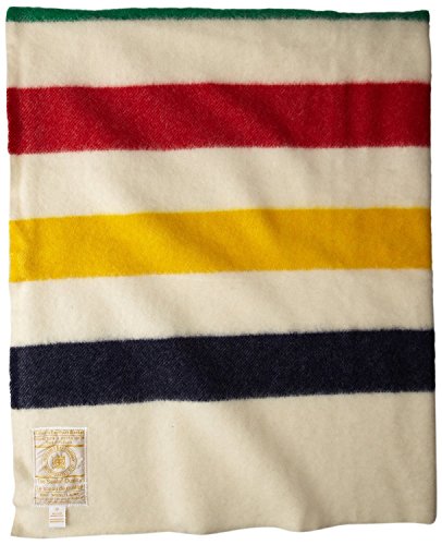 Hudsons Bay Company 108 by 100-Inch King Size 8 Point Blanket Multi Striped