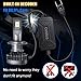 H11 LED Headlight Bulbs with Built-In Decoder, 12000 Lumens 6000K Cool White CREE Chips, H9 H8 Low Beam Fog Light Halogen Replacement Conversion Kit