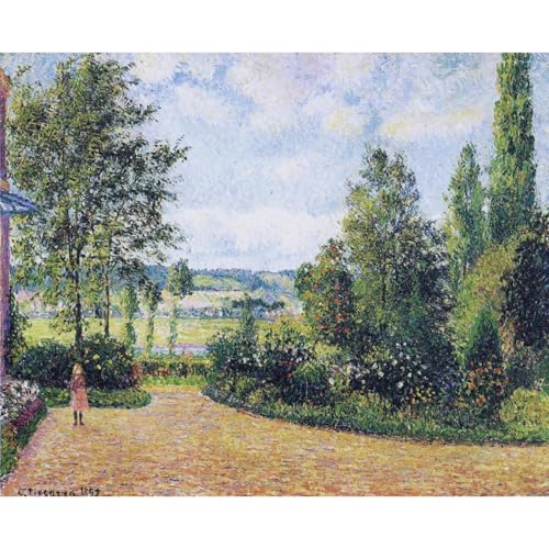 Impression sur toile Mirbeau's Garden the Terrace, 1892, 61x45 cm - ARTICULOZY