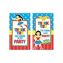 Wonder Woman Party decorations Kit - 80 pcs includes Bunting, balloons, thank you, centerpiece, danglers, Caps, Party Supplies, Wonder Woman Birthday Decor, DIY décor Pack for kids gallery image