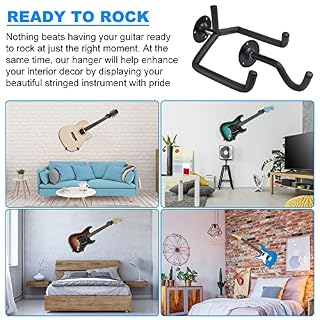 GOLRISEN Support mural pour guitare - Les Beatles, Paul McCartney, John Lennon, RIngo Starr, George Harrison GOLRISEN Support mural pour guitare – Image 7