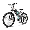 aostirmotor Full Suspension 2.5" Tire Electric Bikes 500W for Adults All Terrain E-Bike 48V 15AH Removable Battery Electric Bike Long Range #2