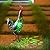 HSHD Solar Animal Lights Outdoor-18.2" Big Rooster Figurine Garden Decor with Metal Yard Art.Rooster Statue Light for Pathway Patio Backyard Decoration Lawn Ornaments