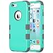 iPhone 6 Case, ULAK Shock Absorbing Case with Hybrid 3in1 Cover Soft silicone + Hard PC for Apple iPhone 6 (4.7" inch) 2014 Release (Mint/Grey)