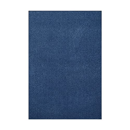Furnish my Place Royal Blue 2' x 4' Solid Color Rug Made in USA