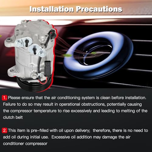 Image of cciyu Air Conditioning Compressor for BMW 230i 320i 328d 330i 340i 430i