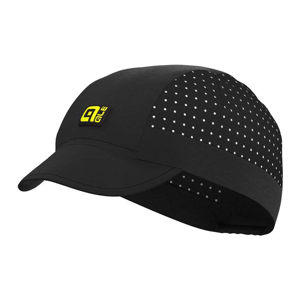 Alé Cycling Unisex Sunny Cycling Cap, Black, One Size