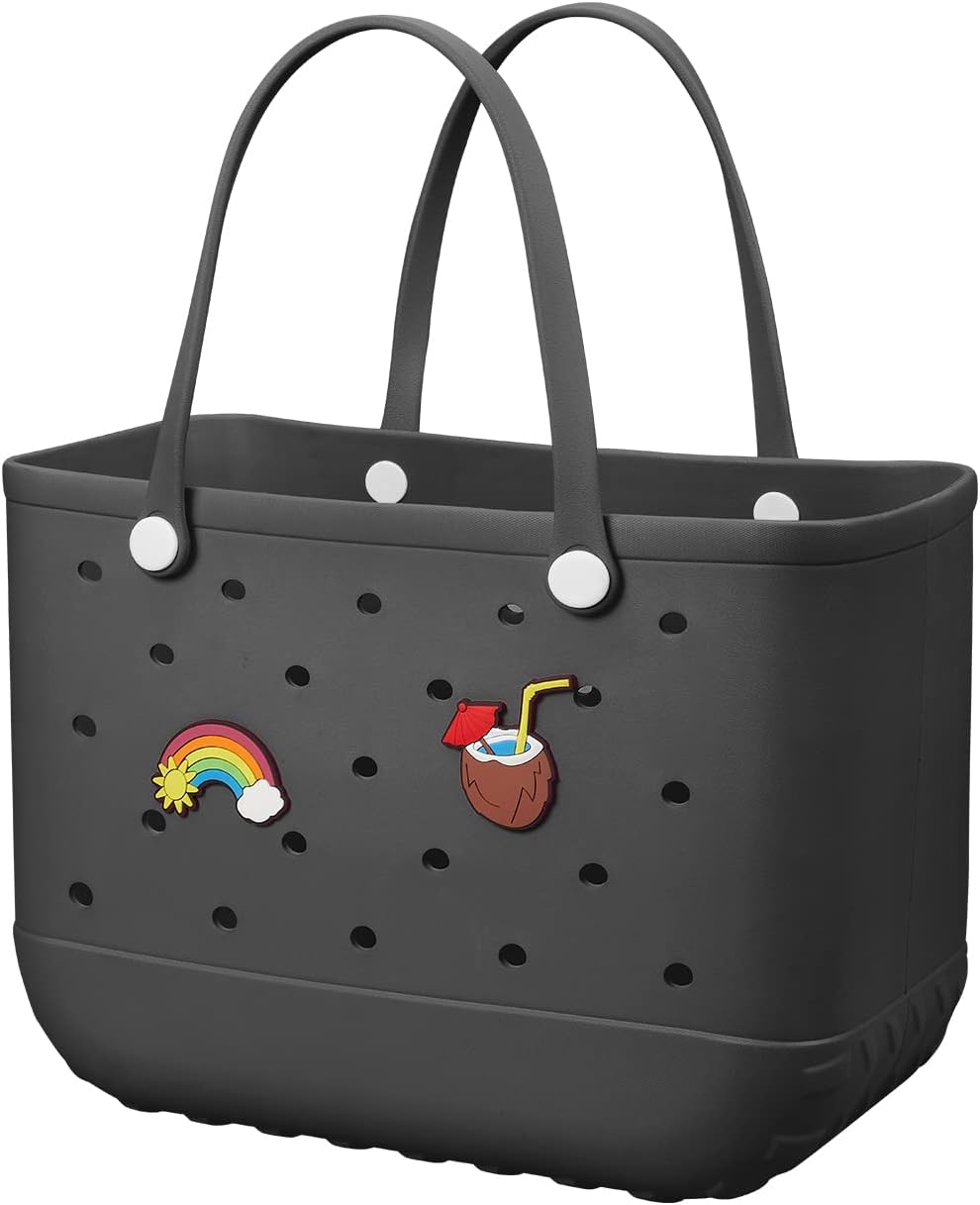 Croc Bag Balenciaga L Crocs Rubber Tote Bag In Pink | ModeSens