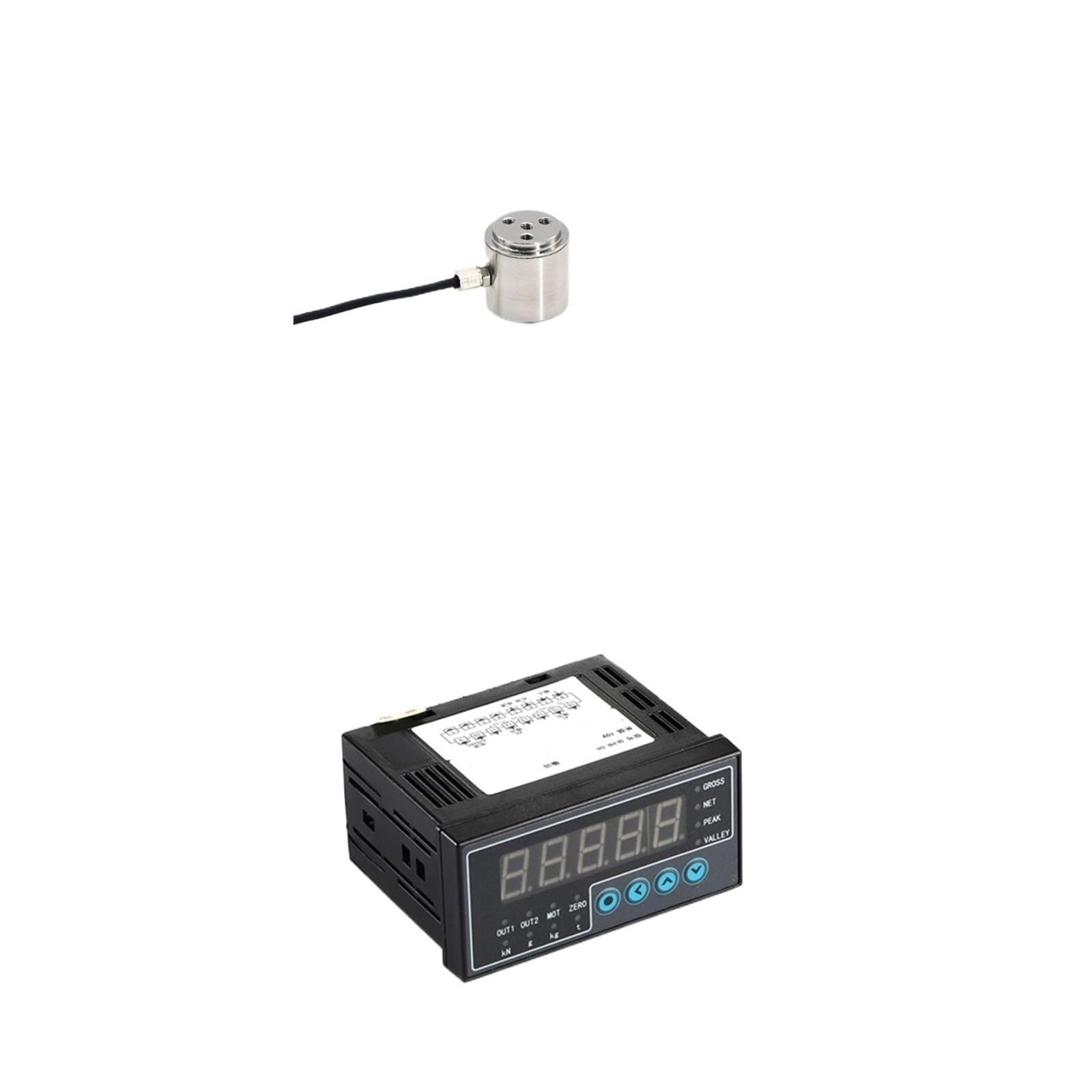 MXXDMOPD Column Load Cell Sensor with Indicator Display Micro Weighing for Scale 5KG 10KG 20KG 50KG 100KG 200KG(20KG and Indicator)