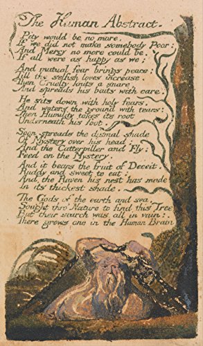 Cuadro de calidad de archivo William Blake con elegante marco negro 2