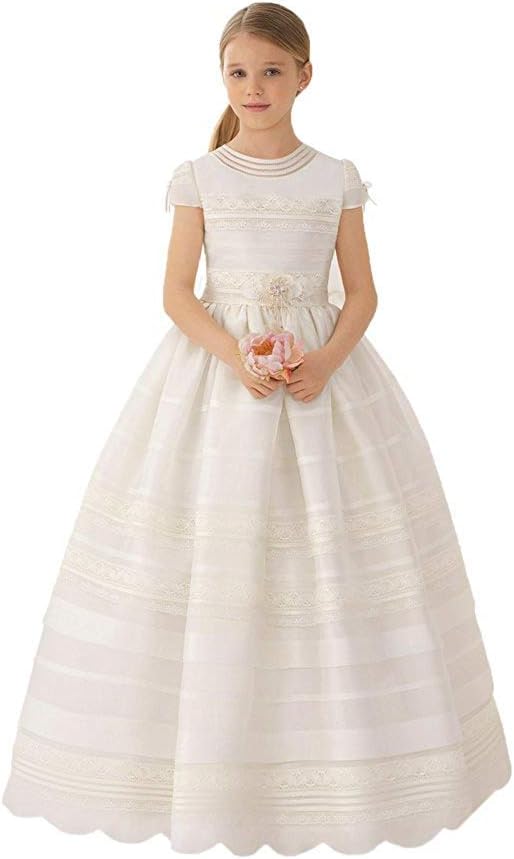 Vestido de Primera Comunión para Niñas con Arco Ecuador Ubuy